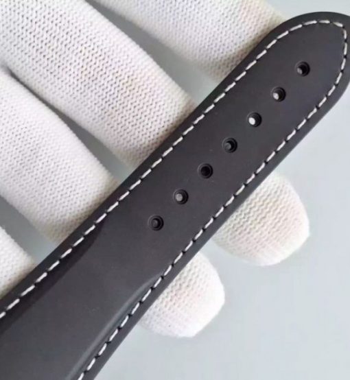 Replica Omega Planet Ocean SS GMT Black Dial Silver Markers Black Rubber Strap A8605 - Image 7