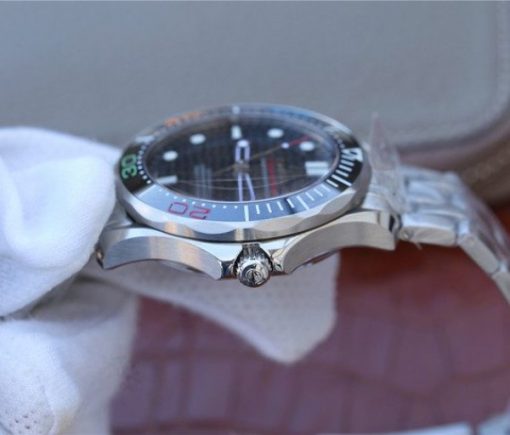 Replica Omega OMF Seamaster 300M Chronometer SS Rio 2016 SS Bracelet A2824 - Image 7