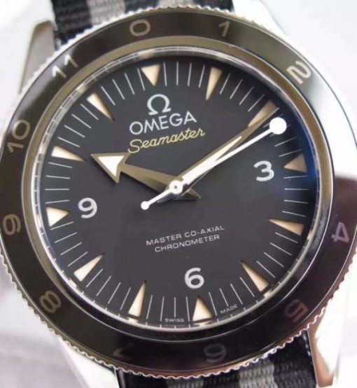 Replica Omega XF Seamster 300 Spectre Limited Edition Big Octopus Nylon Strap A8400 - Image 3
