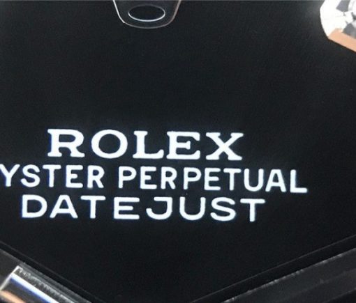 Replica Rolex DateJust 41mm 126334 Fluted Bezel Black Dial Diamonds Markers Jubilee Bracelet A3235 - Image 4