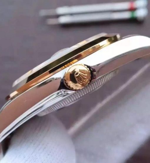 Replica Rolex DateJust 41mm 126331 Noob RG Wrapped RG Dial Diamonds Markers SS/RG Jubilee Bracelet A3235 - Image 4