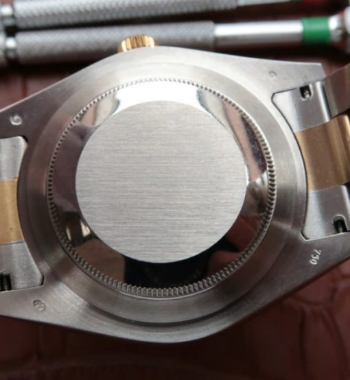 Replica Rolex DateJust SS/RG White Dial RG Wrapped Fluted Beze SS/RG Bracelet A2836 - Image 6