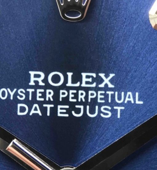 Replica Rolex DateJust 41mm 126300 Noob Blue Dial Diamonds Markers SS Oyster Bracelet A3235 - Image 4