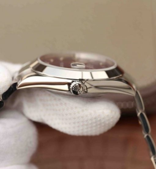Replica Rolex DateJust 41mm 126300 Noob Blue Dial Diamonds Markers SS Oyster Bracelet A3235 - Image 8