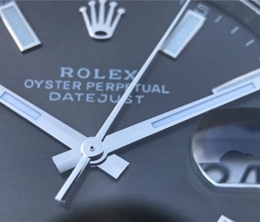 Replica Rolex DateJust 41mm 126300 Noob Black Dial Stick Markers SS Oyster Bracelet A3235 - Image 5