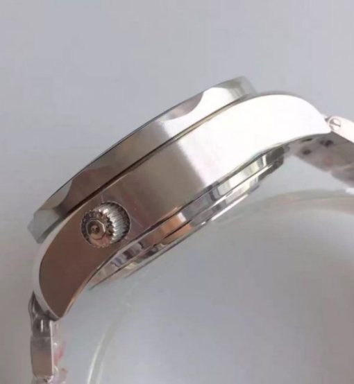 Replica Omega Seamaster 300m Diver ETNZ Regatta Co-Axial Chronograph Gray Dial SS Bracelet A7753 - Image 4