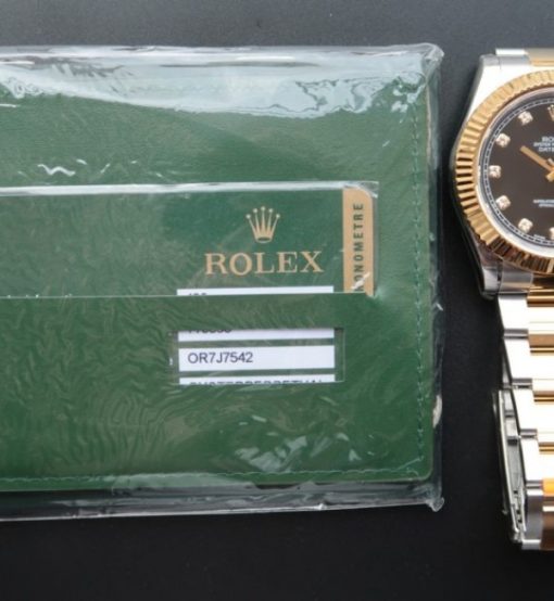 Replica Rolex DateJust 41mm 126333 Noob YG Wrapped Black Dial SS/YG Jubilee Bracelet A3136 - Image 7
