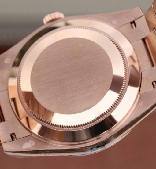 Replica Rolex Day-Date 40mm 228235 RG Noob Silver Dial Roman Markers RG President Bracelet A3255 - Image 6