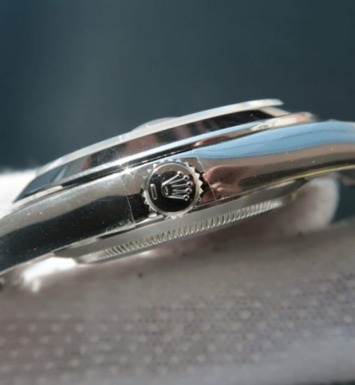 Replica Rolex DateJust 41mm 126300 Noob Black Dial Stick Markers SS Bracelet A3136 - Image 3