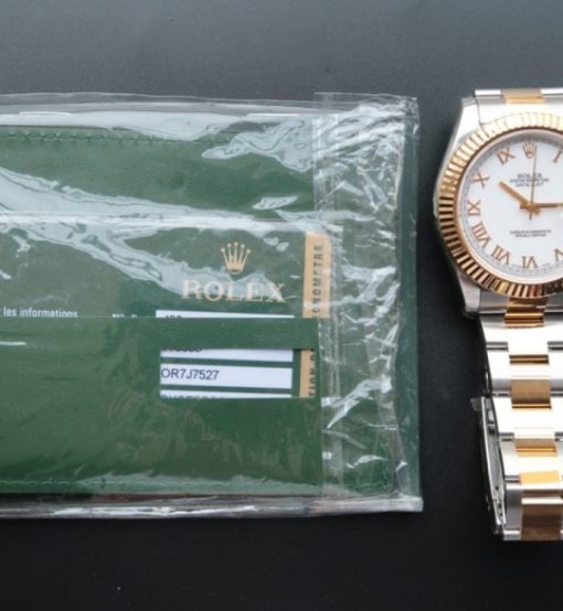 Replica Rolex DateJust II 126333 SS/YG White Dial Roman Marker SS/YG Bracelet A3136 - Image 7