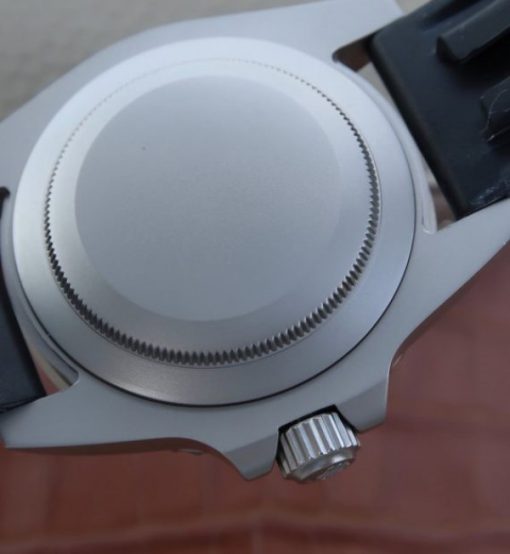 Replica Rolex Submariner Commando White Dial Ceramic Bezel Rubber Strap A2836 - Image 6