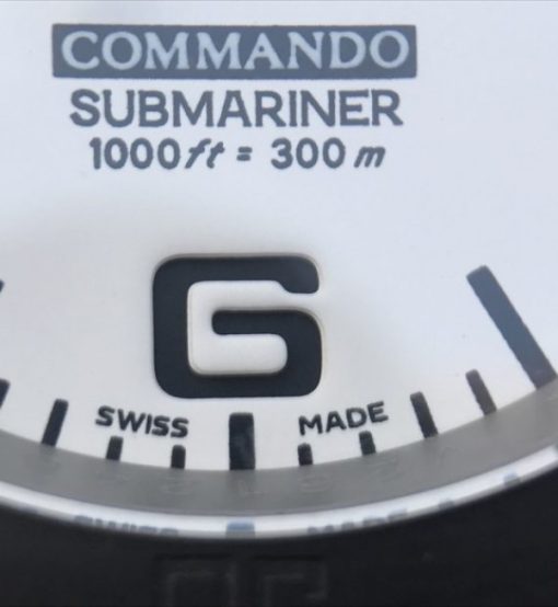 Replica Rolex Submariner Commando White Dial Ceramic Bezel Rubber Strap A2836 - Image 8