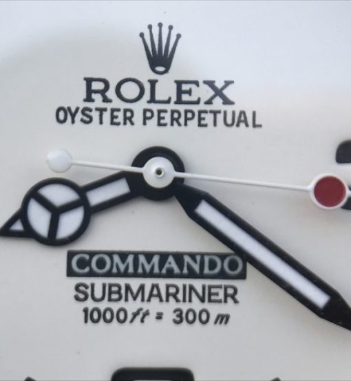Replica Rolex Submariner Commando White Dial Ceramic Bezel Rubber Strap A2836 - Image 9