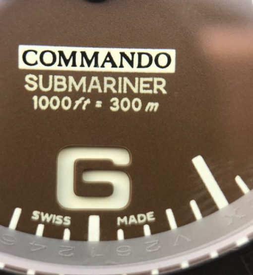Replica Rolex Submariner Commando Gray Dial Ceramic Bezel Rubber Strap A2836 - Image 9
