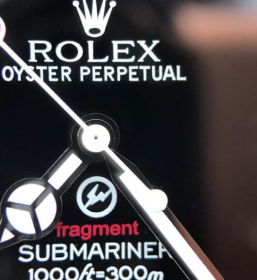 Replica Rolex Submariner Fragment Black Dial Ceramic Bezel Rubber Strap A2836 - Image 8