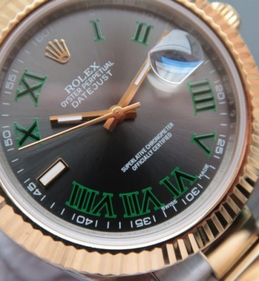Replica Rolex DateJust II SS/YG Gray Dial on SS/YG Bracelet A3136 - Image 2