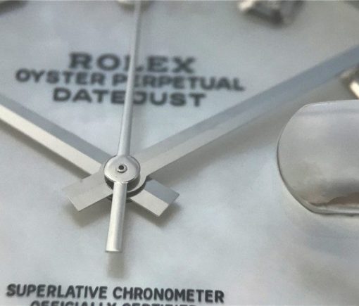 Replica Rolex DateJust 41mm 126300 Noob White MOP Dial Diamonds Markers SS Bracelet A3235 - Image 6