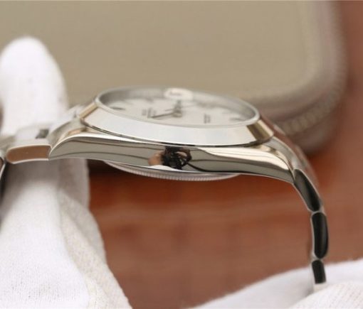 Replica Rolex DateJust 41mm 126300 Noob White Dial Roman Markers SS Bracelet A3235 - Image 7