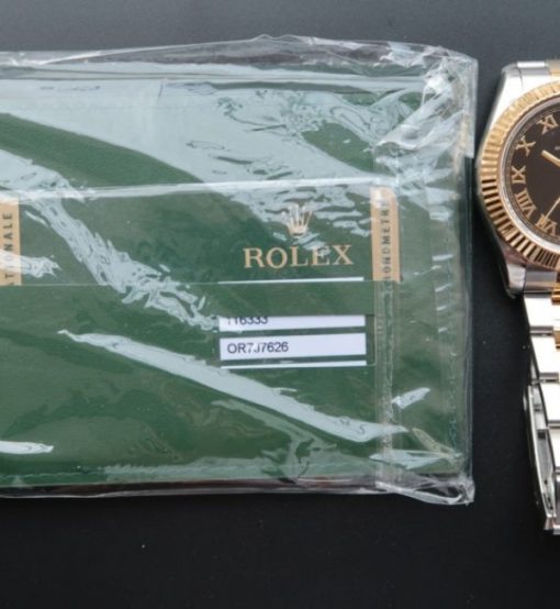 Replica Rolex DateJust II 126333 SS/YG Gray Dial Roman Markers SS/YG Bracelet - Image 7