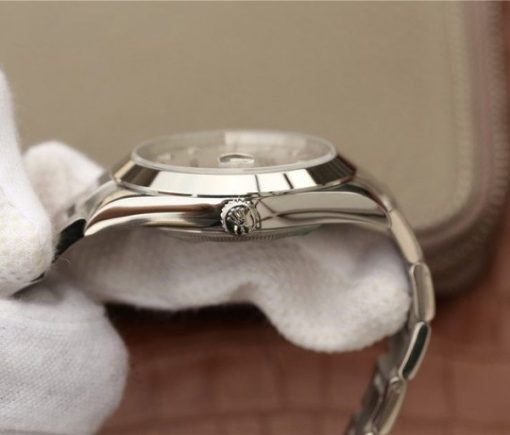 Replica Rolex DateJust 41mm 126300 Noob White Dial Diamonds Markers SS Bracelet A3235 - Image 6
