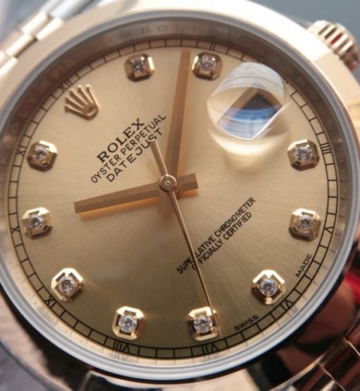 Replica Rolex DateJust 41mm 126303 Noob RG Wrapped RG Dial Diamonds Markers SS/RG Bracelet A2836 - Image 3