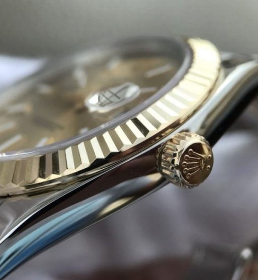 Replica Rolex DateJust 41mm 126331 Noob RG Wrapped RG Dial Diamonds Markers SS/RG Bracelet A2836 - Image 9