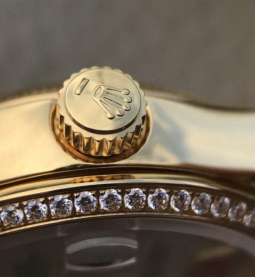 Replica Rolex DateJust 31mm Diamonds Bezel Roman Markers White Dial A2235 - Image 11