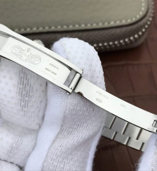 Replica Rolex DateJust 28mm Fluted Bezel White Dial Diamonds Rome Markers Bracelet A2236 - Image 7