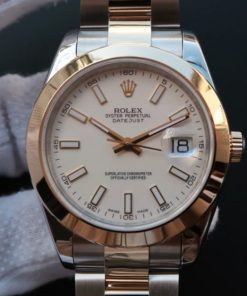Replica Rolex Noob DateJust 126303 YG Wrapped White Dia A2824