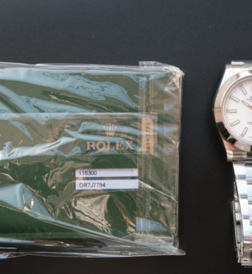 Replica Rolex DateJust 41mm 126333 EW Polished Bezel White Dial SS Bracelet A3163 - Image 7