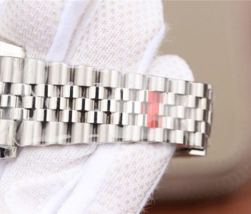 Replica Rolex DateJust 41mm 126334 Fluted Bezel Blue Dial Diamonds Markers Bracelet A3235 - Image 9