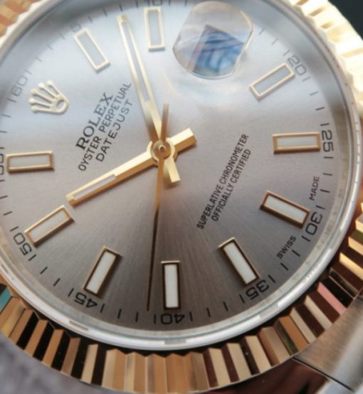 Replica Rolex DateJust II 41mm SS/YG Silver Dial Stick Marker SS/YG Bracelet A2824 - Image 2