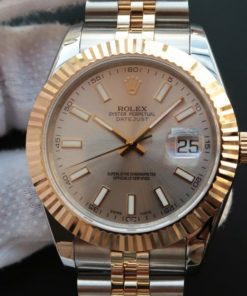 Replica Rolex DateJust II 41mm SS/YG Silver Dial Stick Marker SS/YG Bracelet A2824