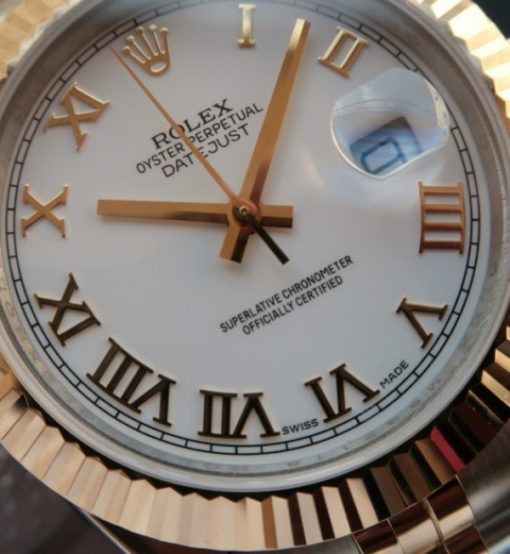 Replica Rolex DateJust II 41mm SS/YG White Dial Roman Marker SS/YG Bracelet A2824 - Image 2