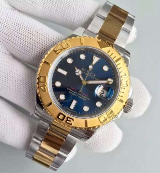 Replica Rolex Yacht-Master 16623 JF Best Edition Blue Dial SS/YG Bracelet A2836 - Image 2