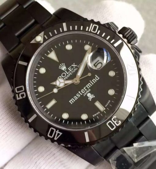 Replica Rolex Mastermind Submariner 116610 PVD Black Dial PVD Bracelet A2836 - Image 3