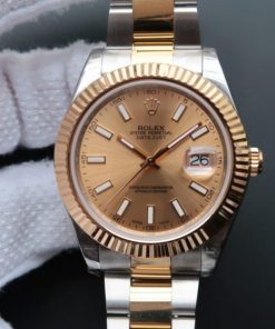 Replica Rolex DateJust II 41mm SS/YG YG Dial Lumed Marker SS/YG Bracelet A3136