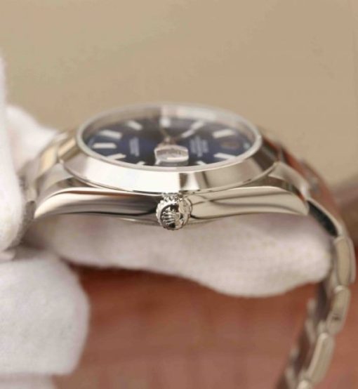 Replica Rolex DateJust 41mm SS 116200 Polished Bezel Blue Dial 904L SS Bracelet SA3235 - Image 8