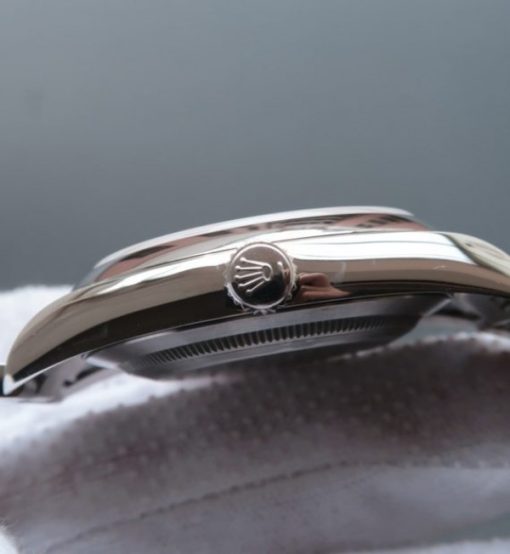 Replica Rolex Oyster Perpetual 39mm 114300 Red Grape Dial on SS Bracelet SH3132 - Image 4