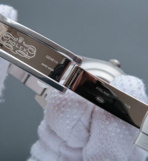 Replica Rolex Oyster Perpetual 39mm 114300 Red Grape Dial on SS Bracelet SH3132 - Image 7