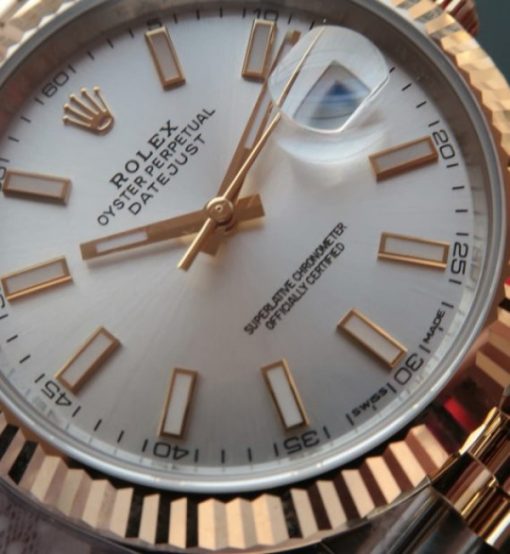 Replica Rolex DateJust II 41mm SS/YG Silver Dial Stick Marker SS/YG Bracelet A2836 - Image 3