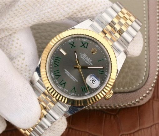 Replica Rolex DateJust SS/YG Gray Dial SS/YG Bracelet A3235 - Image 2