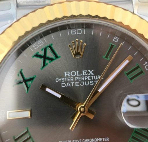 Replica Rolex DateJust SS/YG Gray Dial SS/YG Bracelet A3235 - Image 4