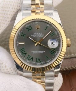 Replica Rolex DateJust SS/YG Gray Dial SS/YG Bracelet A3235