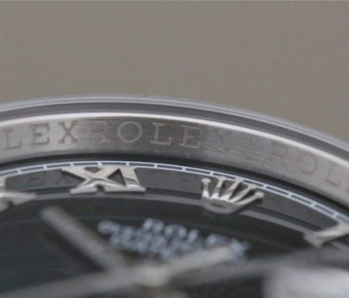 Replica Rolex DateJust 36mm SS 116234 ARF Black Dial Roman Markers 904L SS Bracelet SA3135 - Image 6