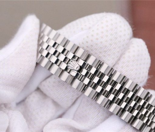 Replica Rolex DateJust 36mm SS 116234 ARF Black Dial Roman Markers 904L SS Bracelet SA3135 - Image 9