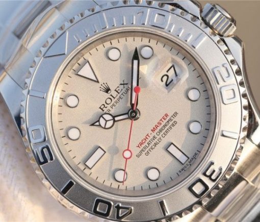 Replica Rolex Yacht-Master 116622 JF Silver Dial on SS Bracelet SH3135 - Image 3