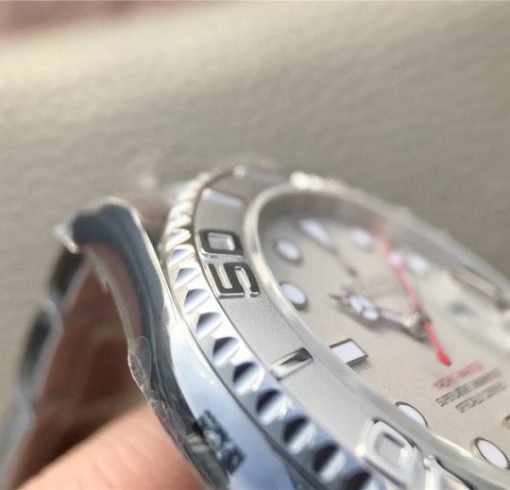 Replica Rolex Yacht-Master 116622 JF Silver Dial on SS Bracelet SH3135 - Image 7