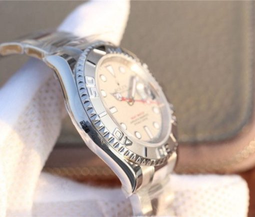 Replica Rolex Yacht-Master 116622 JF Silver Dial on SS Bracelet SH3135 - Image 8