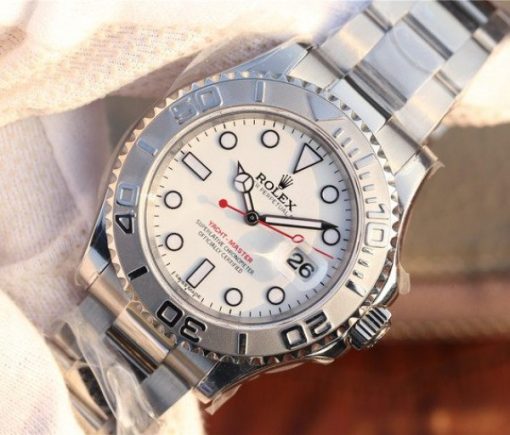 Replica Rolex Yacht-Master 116622 JF White Dial on SS Bracelet SH3135 - Image 2